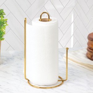Towel Paper Holder / Gold
