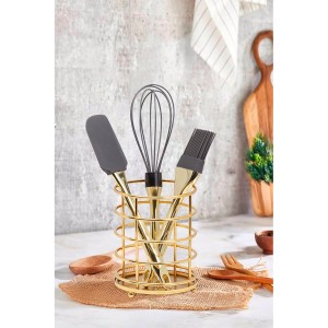 Spiral Spoon Holder / Gold